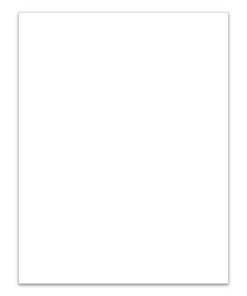 8.5" x 11" Blank Exterior Laser Window Sticker - Pack of 100